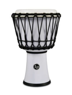 Latin Percussion World 7 Rope Circle Djembe White - LP