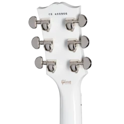 Gibson Les Paul Custom With Ebony Fingerboard, Alpine White - Gibson -Zedem Sale Store LPC PSL21890 hs back