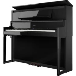 Roland LX-9-PE-WS Premium Upright Digital Piano - Polished Ebony - Roland -Zedem Sale Store LX 9 PE DL