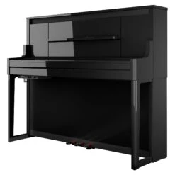 Roland LX-9-PE-WS Premium Upright Digital Piano - Polished Ebony - Roland -Zedem Sale Store LX 9 PE DL CLOSED
