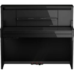 Roland LX-9-PE-WS Premium Upright Digital Piano - Polished Ebony - Roland -Zedem Sale Store LX 9 PE FRONT CLOSED