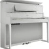 Roland LX-9-PW-WS Premium Upright Digital Piano - Polished White - Roland -Zedem Sale Store LX 9 PW DR1