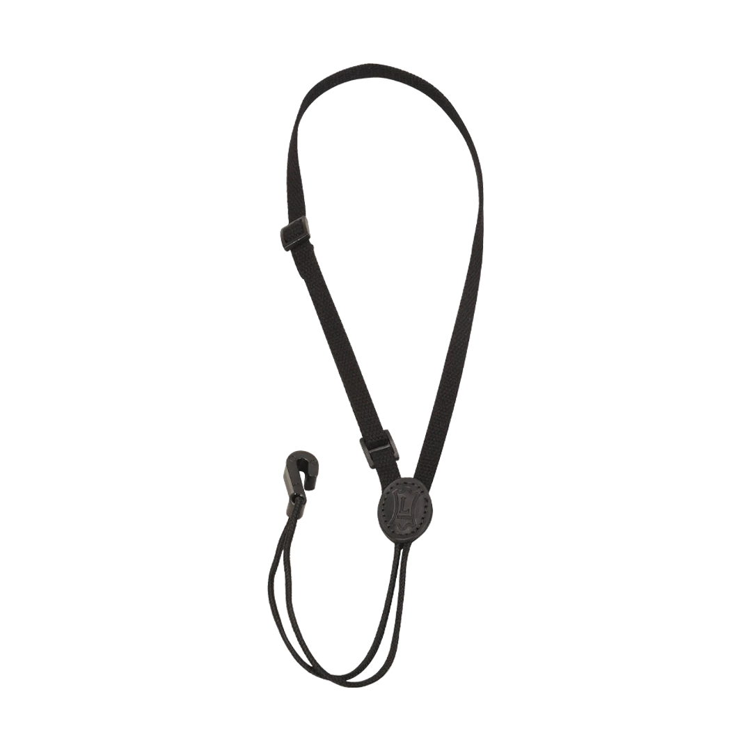 Levy's Ukulele Series 3/8" Wide Cotton Strap, Black - Levy's 1 Levy's Ukulele Series 3/8" Wide Cotton Strap, Black - Levy's