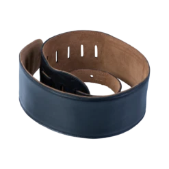 Levy's Heritage Crafted Series 3 1/2" Wide Garment Leather Bass Strap, Black - Levy's -Zedem Sale Store M4GF BLK 003