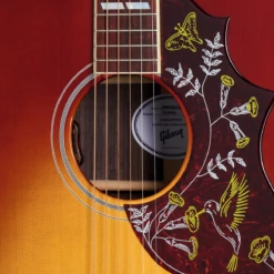 Gibson Hummingbird Standard Rosewood Left-handed, Rosewood Burst - Gibson -Zedem Sale Store MCSSHBRWRB soundhole