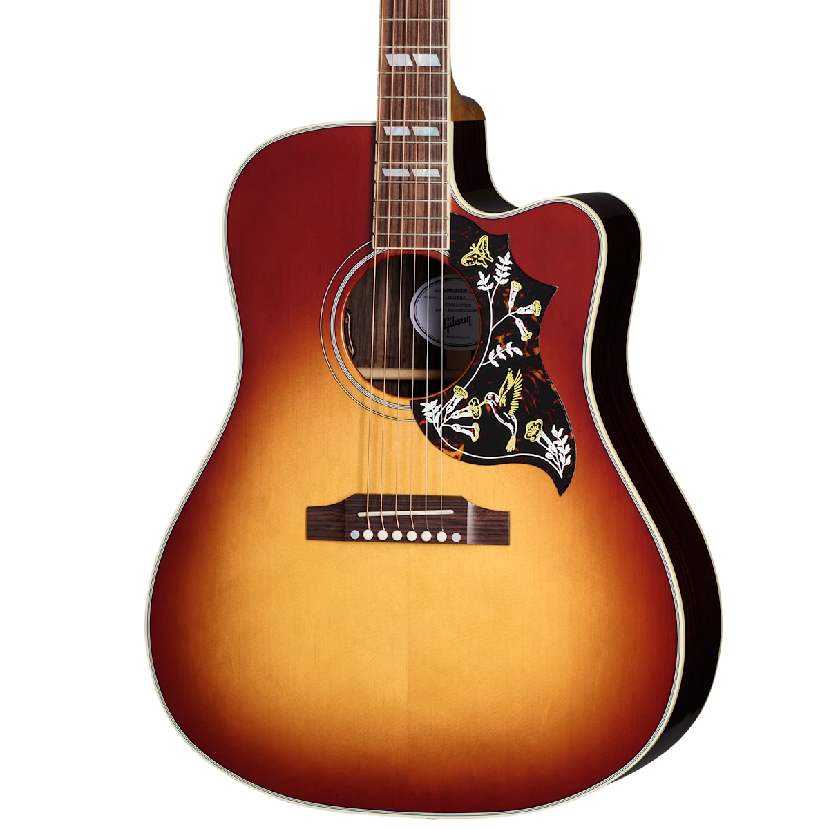 Gibson Hummingbird Standard Rosewood EC, Rosewood Burst - Gibson 4 Gibson Hummingbird Standard Rosewood EC, Rosewood Burst - Gibson - Image 4