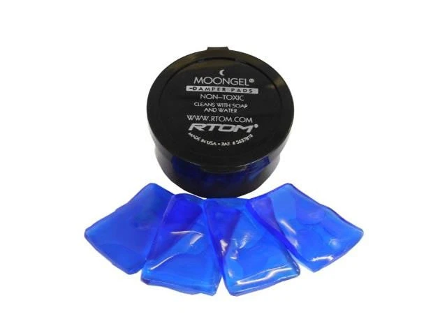 Moongel Drum Damper Pads - Blue, 6-Pack - Moongel 1 Moongel Drum Damper Pads - Blue, 6-Pack - Moongel