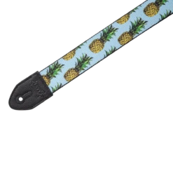 Levy's Tasty Grooves Series 2" Wide Polyester Guitar Strap, Pineapple - Levy's -Zedem Sale Store MP2FS 001 003
