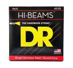 DR Handmade Strings Hi-beams 5-String Bass Strings, Medium (45-125) - DR Strings