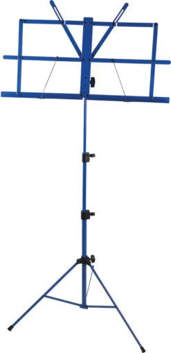 Profile Folding 3 Section Sheet Music Stand W/ Carrying Bag Blue - Profile