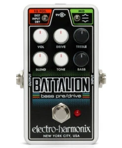 EHX Nano Battalion Bass Preamp & Overdrive - Electro-Harmonix