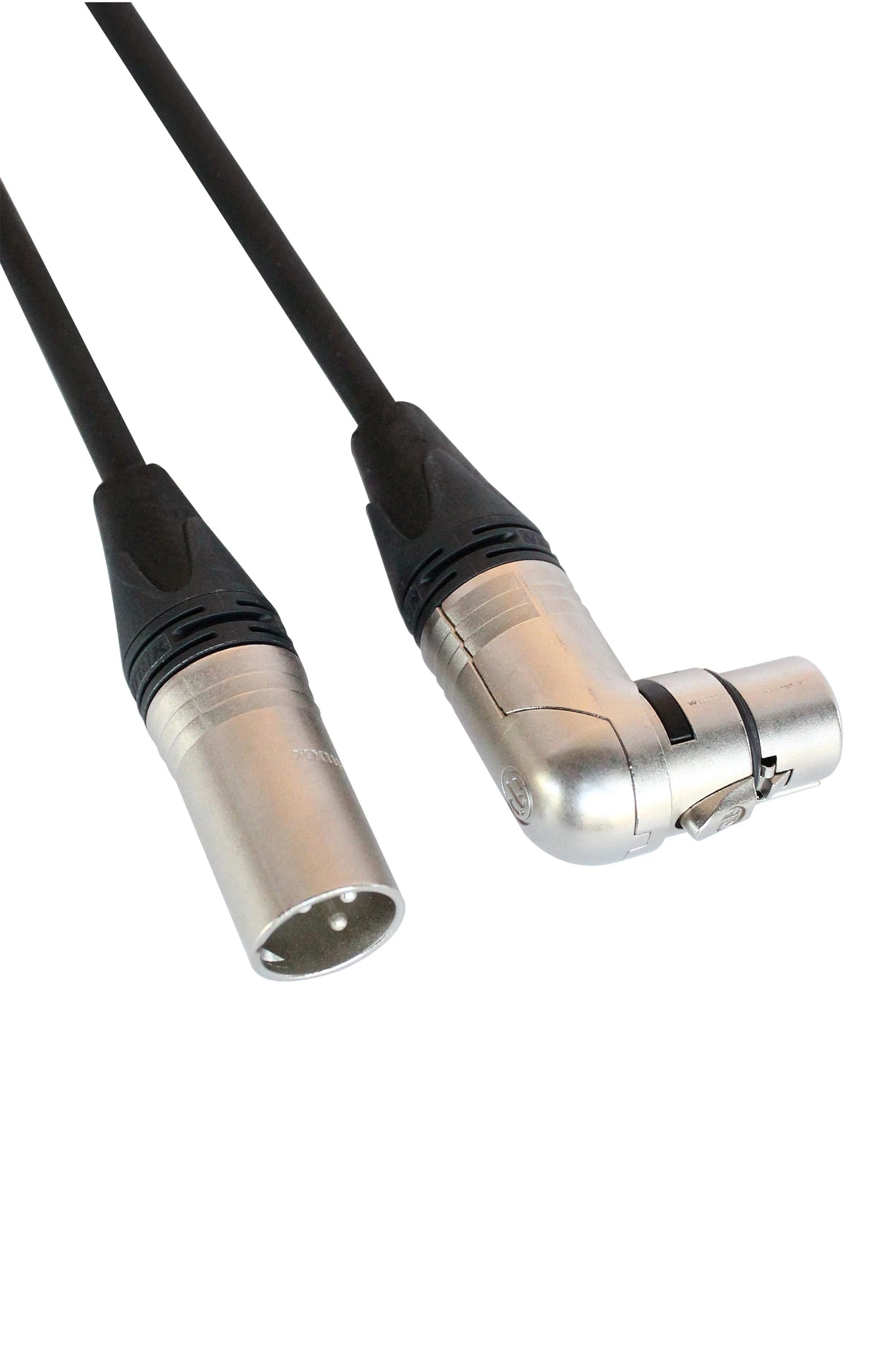 Digiflex Cable Micro 10" NK2/6 - XLRM à XLRF Angle Droit - Digiflex 2 Digiflex Cable Micro 10" NK2/6 - XLRM à XLRF Angle Droit - Digiflex - Image 2