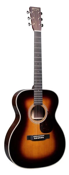 Martin Acoustic Guitar, OM-28 1935 Sunburst W/Molded Hardshell Case, Left-Handed - Martin