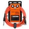 Boss Straight To Right-Angle 1/4" Instrument 10', Orange - Boss 2 Boss Straight To Right-Angle 1/4" Instrument 10', Orange - Boss -Zedem Sale Store ORANGE 6023ff09 7322 4def 8911 36f6a69c7982