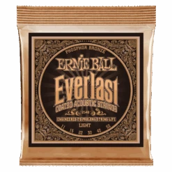 Ernie Ball Everlast Coated Phosphor Guitar Strings - 11-52 - Ernie Ball