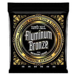Ernie Ball Aluminium Bronze Medium Light 12-54 - Ernie Ball