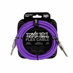 Ernie Ball 10" Flex Instrument Cable - Purple - Ernie Ball