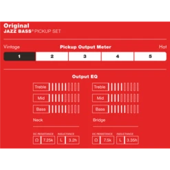 Fender Original Jazz Bass Pickups - Fender -Zedem Sale Store POM Original J Bass Set 0992123000