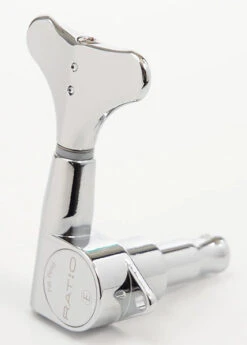 Graph Tech Bass Ratio 4-String - 4-In-Line Y-Style Button - Chrome - Graph Tech