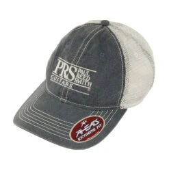 PRS Block Logo Trucker Hat - Navy & White - Paul Reed Smith