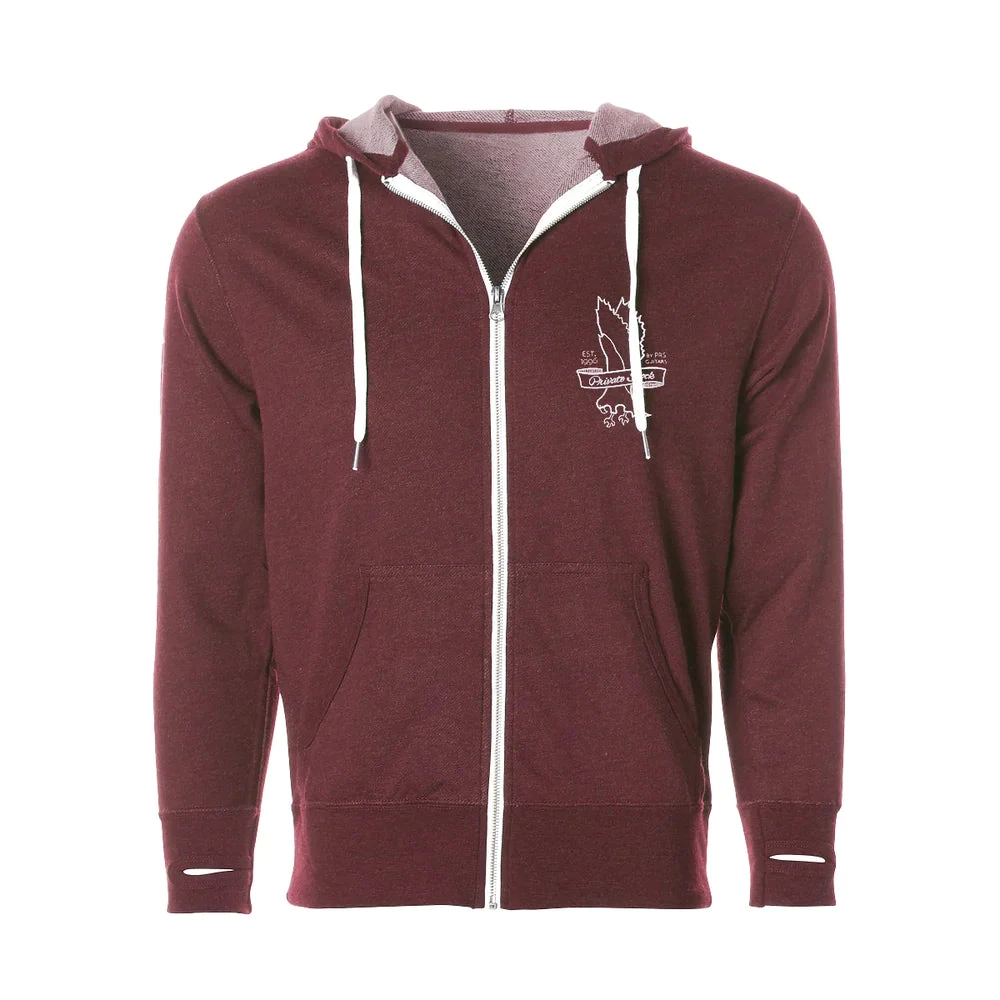 PRS Private Stock, Full-Zip Hoodie - Red Medium - Paul Reed Smith 1 PRS Private Stock, Full-Zip Hoodie - Red Medium - Paul Reed Smith
