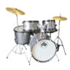 RB 5-Piece Junior Drum Set - Sparkle Grey - RB