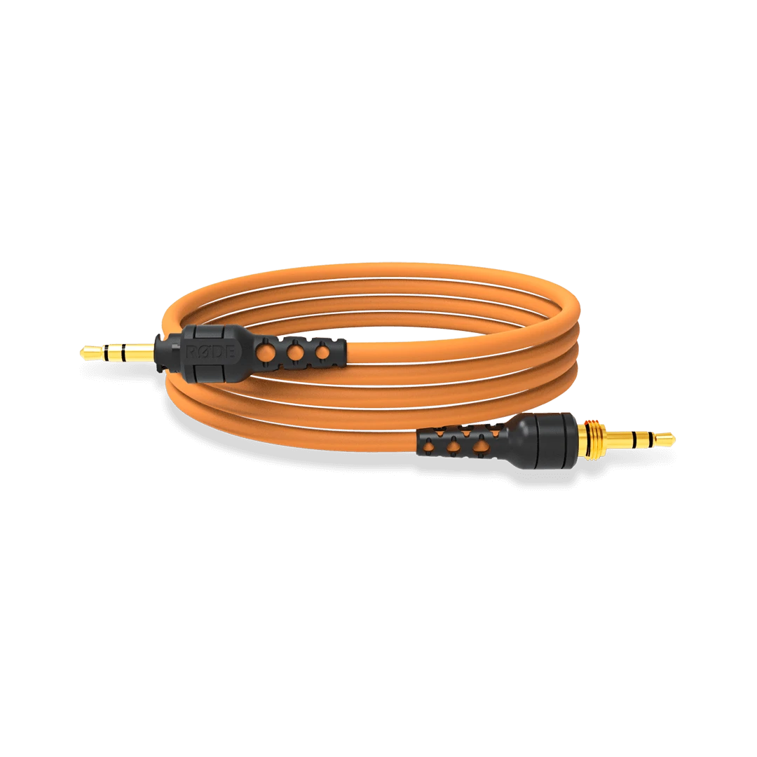 Rode 1.2m Headphone Cable For NTH-100 - Orange - Rode 1 Rode 1.2m Headphone Cable For NTH-100 - Orange - Rode