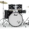 Pearl Roadshow 5-Piece Drum Set W/Cymbal & Hardware - Jet Black - Pearl