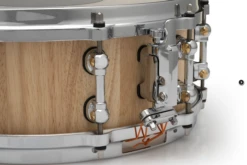 Pearl StaveCraft 14"x5" Thai Oak Snare - Hand-Rubbed Natural - Pearl -Zedem Sale Store SCD1450TO 3