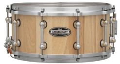 Pearl StaveCraft 14"x6.5" Thai Oak Snare - Hand-Rubbed Natural - Pearl