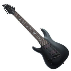 Schecter Damien-8 Multi-Scale Satin Black - Schecter