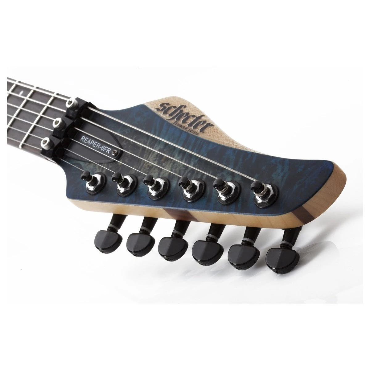 Schecter Reaper-6 Fr Satin Sky Burst - Schecter 8 Schecter Reaper-6 Fr Satin Sky Burst - Schecter - Image 8