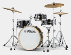 Yamaha Stage Custom Birch Hip Kit W/ Crosstown Hardware - Raven Black - Yamaha