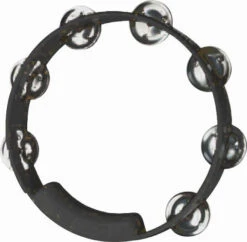 Rhythm Tech Black With Nickel Jingles True Colors Tambourines - Rhythm Tech