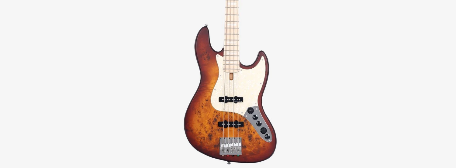 Sire Bass Swamp Ash Reissue 5 String - Tobacco Sunburst Satin - Sire 6 Sire Bass Swamp Ash Reissue 5 String - Tobacco Sunburst Satin - Sire - Image 6