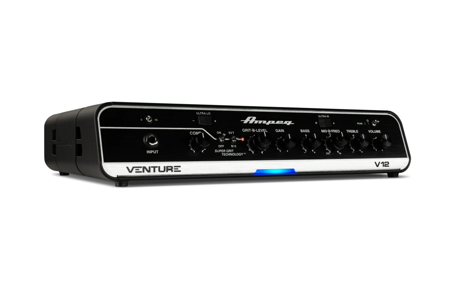 Ampeg V12 Venture Series 1200-watt Compact Bass Amplifier Head - Ampeg 1 Ampeg V12 Venture Series 1200-watt Compact Bass Amplifier Head - Ampeg
