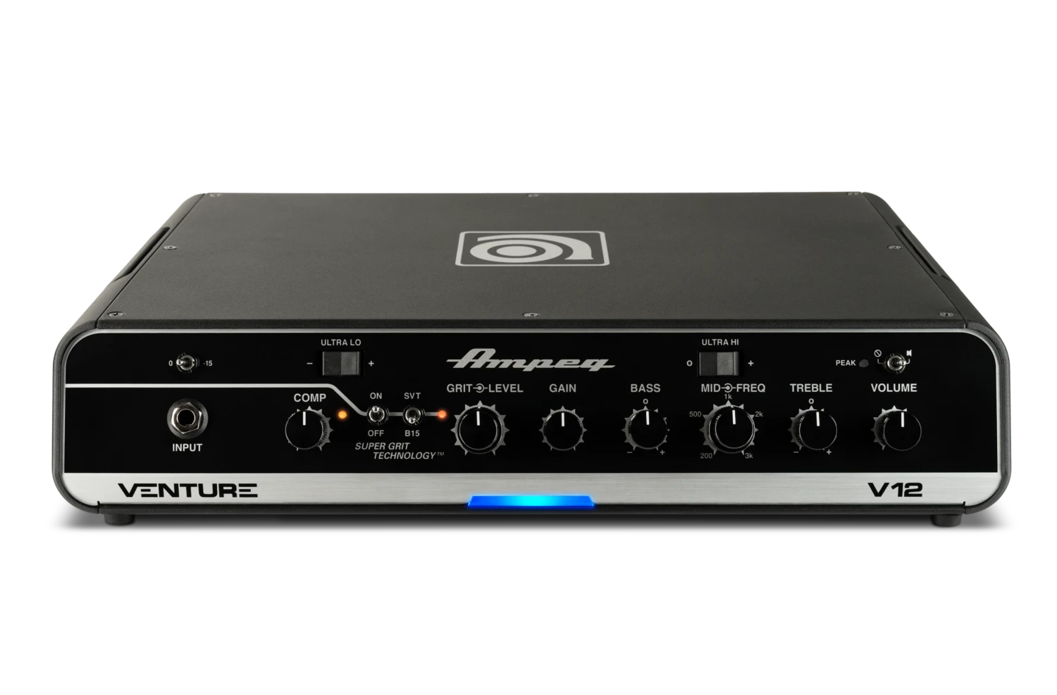 Ampeg V12 Venture Series 1200-watt Compact Bass Amplifier Head - Ampeg 2 Ampeg V12 Venture Series 1200-watt Compact Bass Amplifier Head - Ampeg - Image 2