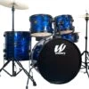 Westbury 5pcs.Studio Drumset W/ Throne - Blue Oyster - Westbury
