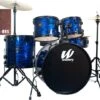 Westbury 5 Pcs. Stage Drumset W/ Throne - Ruby Red Sparkle - Westbury -Zedem Sale Store W475TC RRS