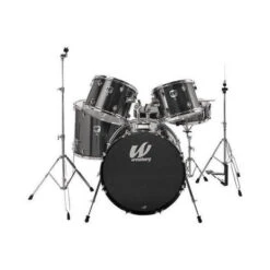 Westbury 5 Pcs Stage Drumset Black - Westbury