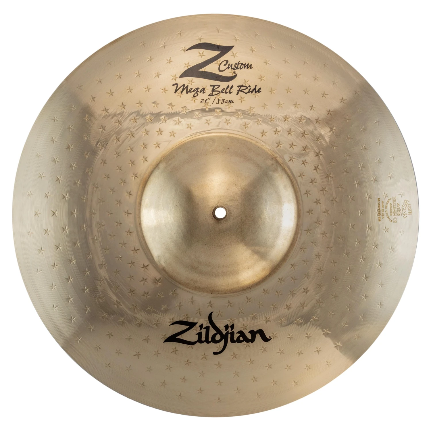Zildjian 21" Z Custom Mega Bell Ride - Zildjian 1 Zildjian 21" Z Custom Mega Bell Ride - Zildjian