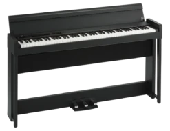 Korg C1AIRBK 88-Key RH3 Concert Piano With Bluetooth Audio Playing, Black - Korg