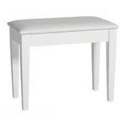 Korg PB-KRG-WH White Piano Bench With Storage Compartment - Korg