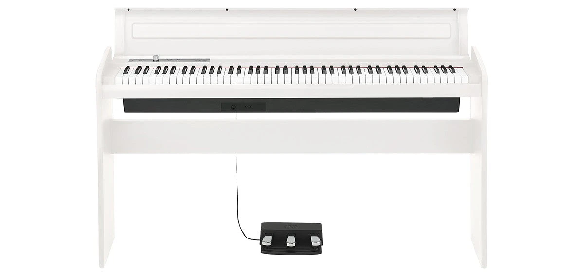 Korg LP180-WH 88-Key Digital Piano With Three-Pedal Unit – White - Korg 1 Korg LP180-WH 88-Key Digital Piano With Three-Pedal Unit – White - Korg