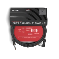 D'Addario Planet Waves American Stage Instrument Cable Straight To Angle 10'' - Planet Waves