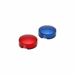 D'Addario XPND Footswitch Topper - Blue And Red (2 Pack) - Planet Waves