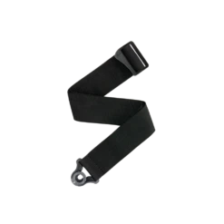 D'Addario 50mm Poly Auto-lock Guitar Strap - Black - D'Addario