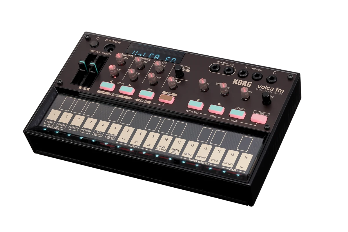 Korg VOLCAFM2 Digital Fm Synthesizer With 16 Step-Seq,6 Voices,Built In Speaker,6 Operators,32 Algorithms - Korg 2 Korg VOLCAFM2 Digital Fm Synthesizer With 16 Step-Seq,6 Voices,Built In Speaker,6 Operators,32 Algorithms - Korg - Image 2