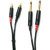 Digiflex 2-RCA To 2-1/4″TS Cables - 20' - Digiflex -Zedem Sale Store digiflexhe2r2p20