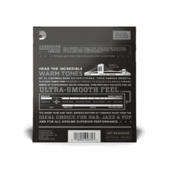 D'Addario Regular Light Short Scale Bass Strings 45-100 - D'Addario -Zedem Sale Store ds ecb81s detail2 transparent